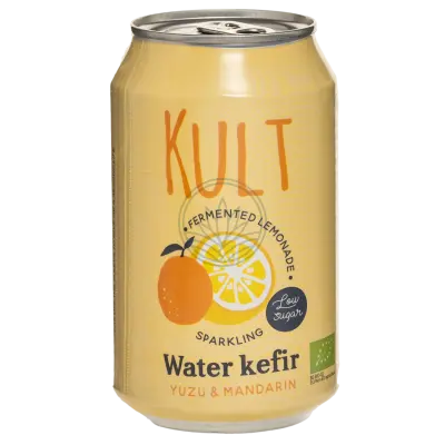 Kult Yuzu & Mandarin Water Kefir BIO 12x330ml
