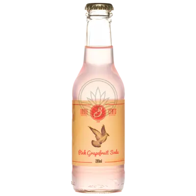 Three Cents Pink Grapefruit Soda 24x200ml